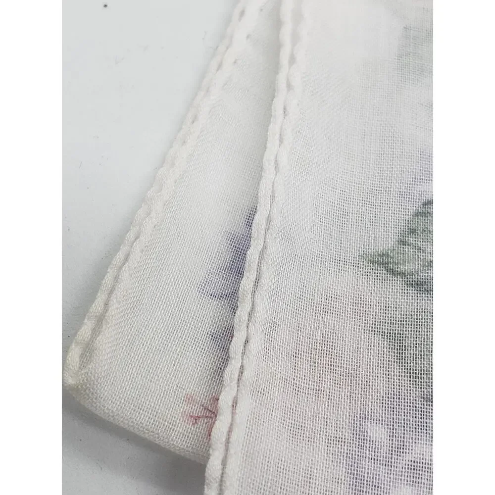 Valentino Garavani Floral Scarf Womens White Pink Purple Hydrangea Print